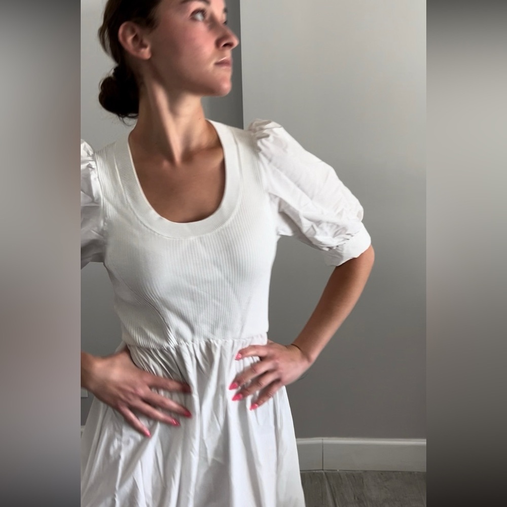 Long white dress